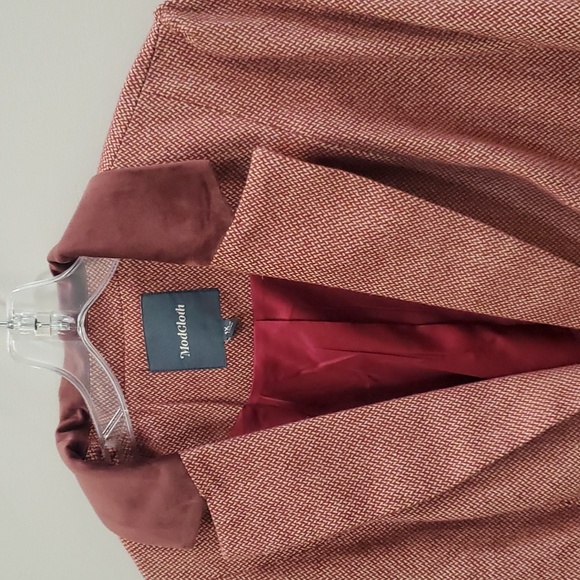 Modcloth tweed style blazer with velvet sz 1x - Picture 3 of 9